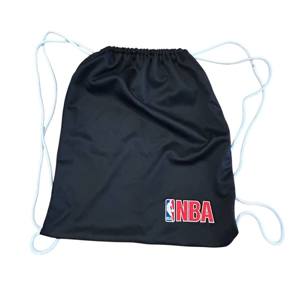NBA Drawstring Backpack Black - Picture 2 of 6